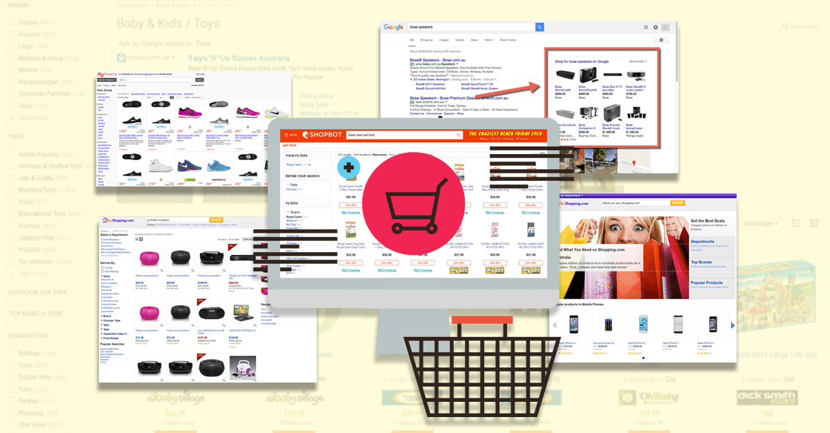 Image result for shopping comparison