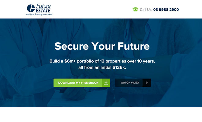 Future Estate Landing Page