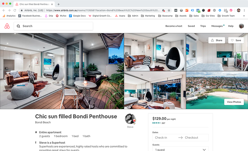 Презентация airbnb для инвесторов